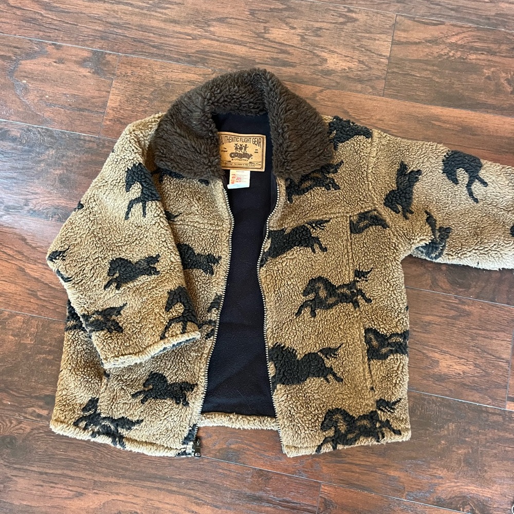 Vintage Sherpa Children’s Jacket- Authentic Flight Gear